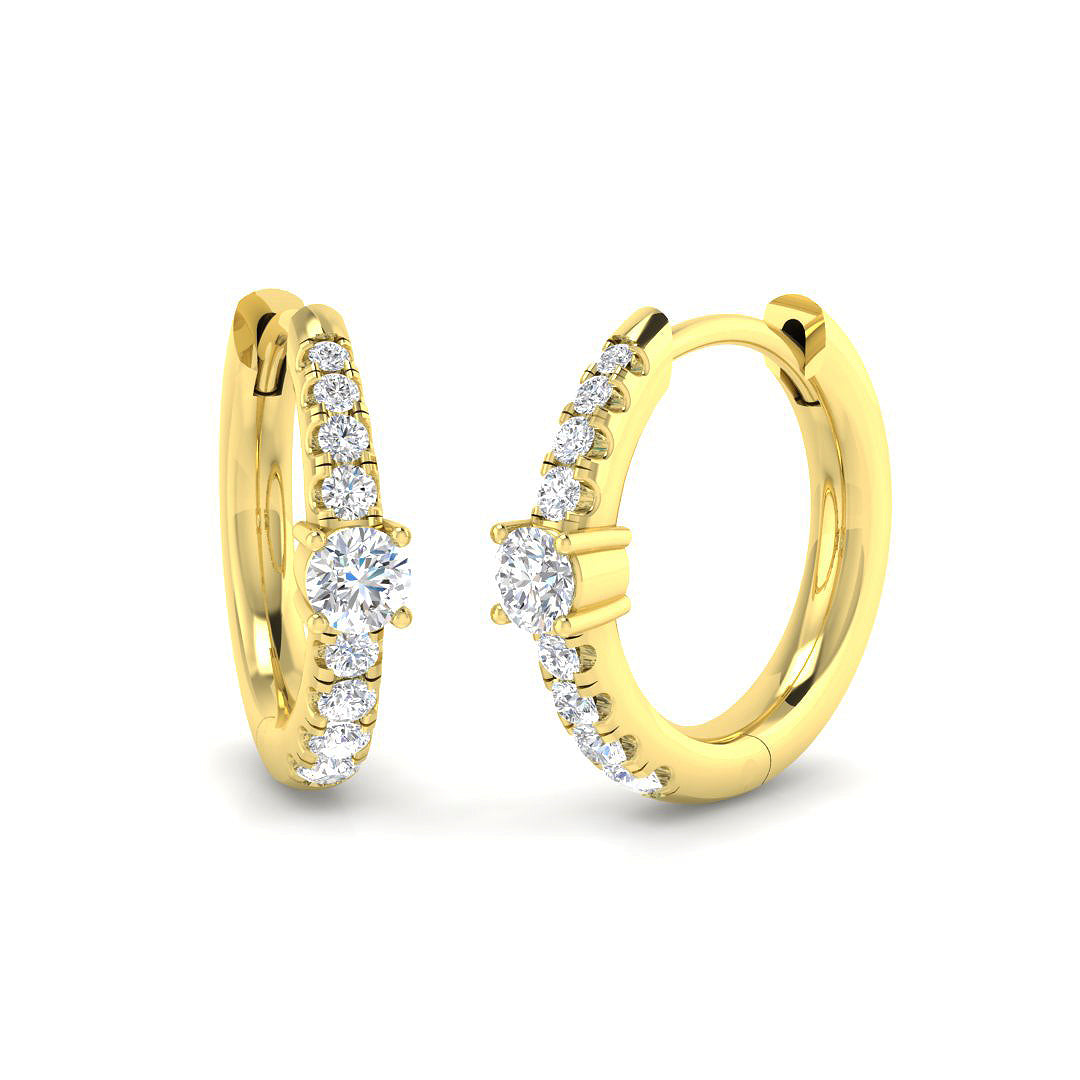 SE7020 — Earrings - 9k Yellow Gold