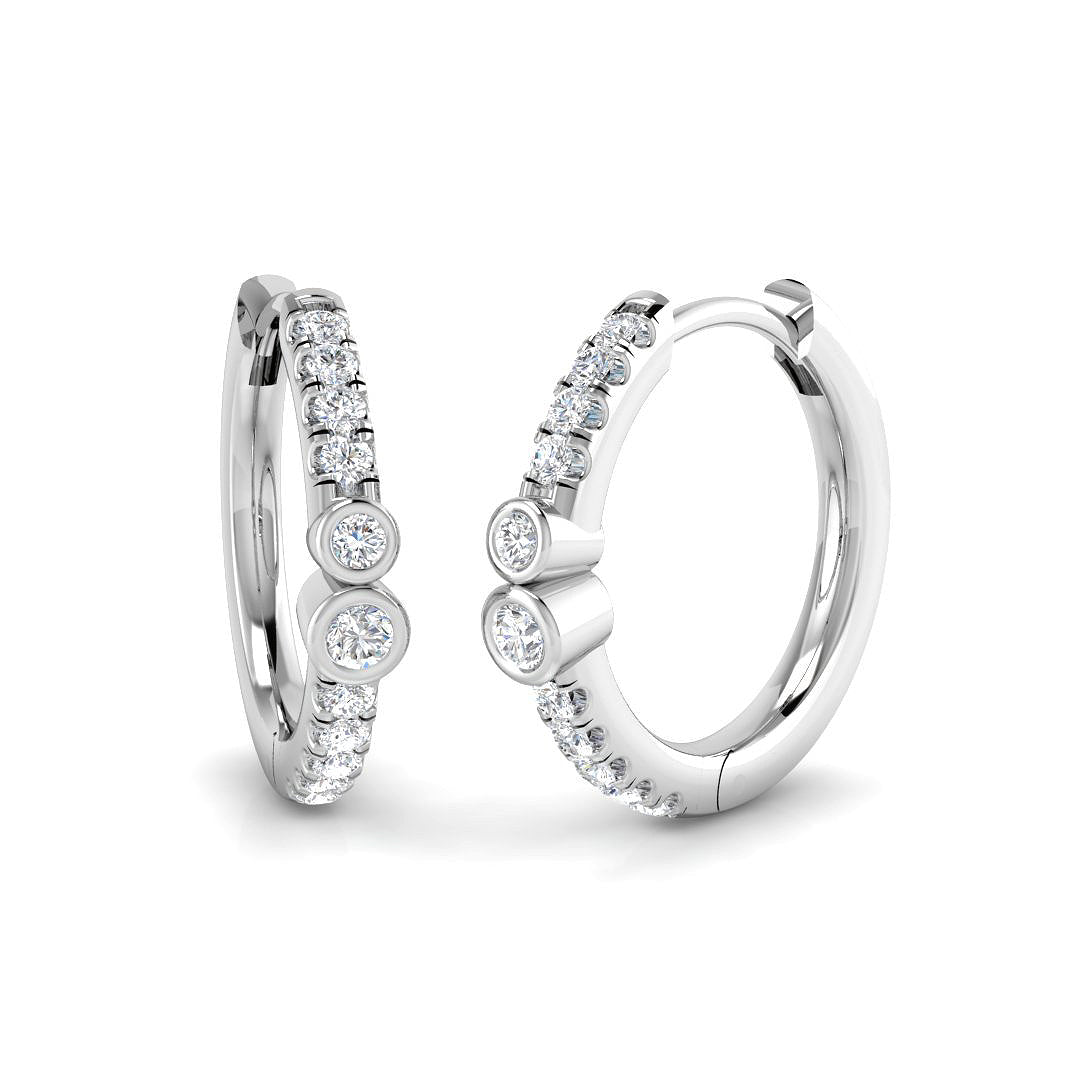 SE7021 — Earrings - 9k White Gold