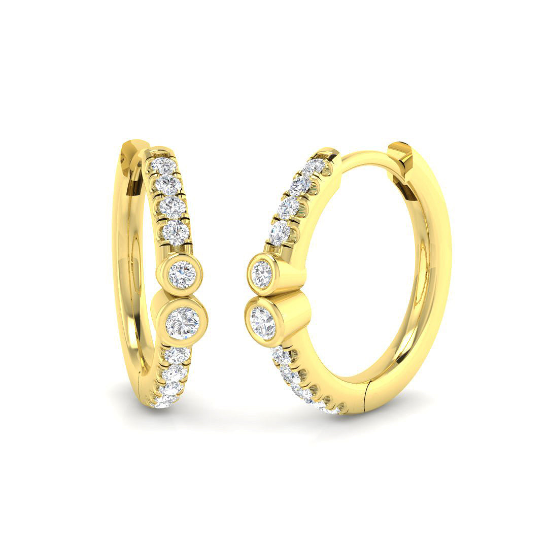 SE7021 — Earrings - 9k Yellow Gold