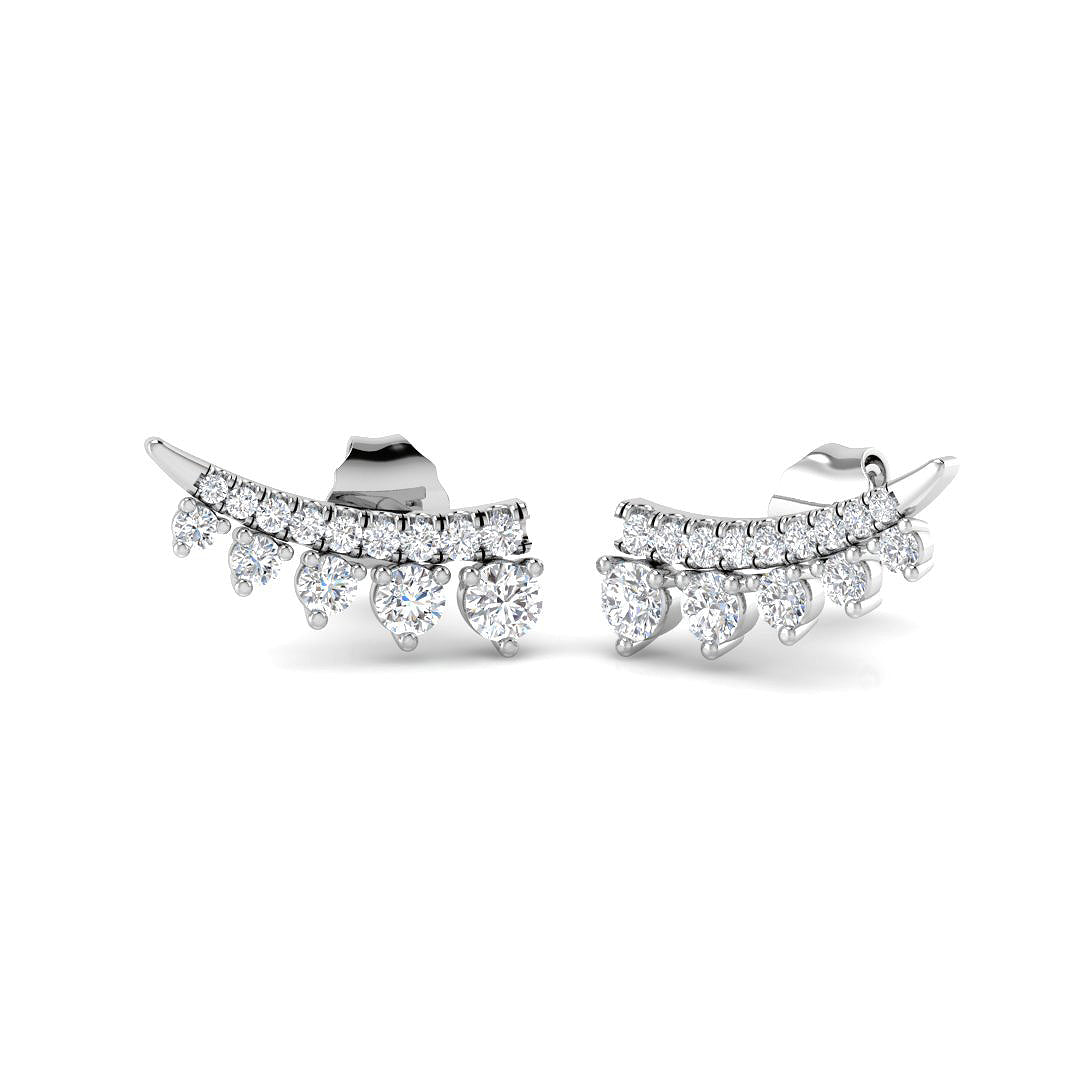 SE7022 — Earrings - 9k White Gold