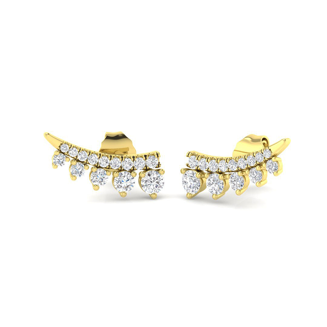 SE7022 — Earrings - 9k Yellow Gold