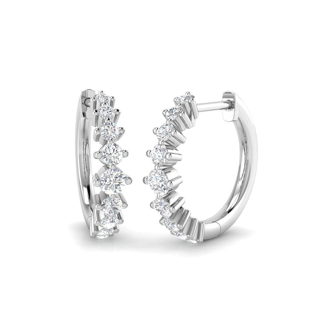 SE7023 — Earrings - 9k White Gold