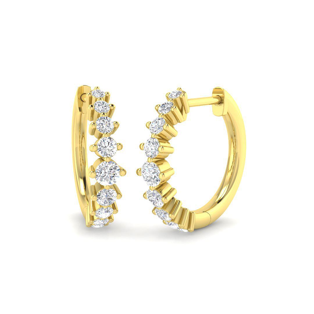 SE7023 — Earrings - 9k Yellow Gold