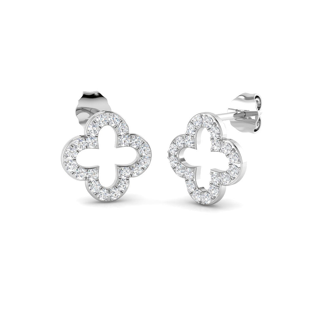 SE7037 — Earrings - 9k White Gold