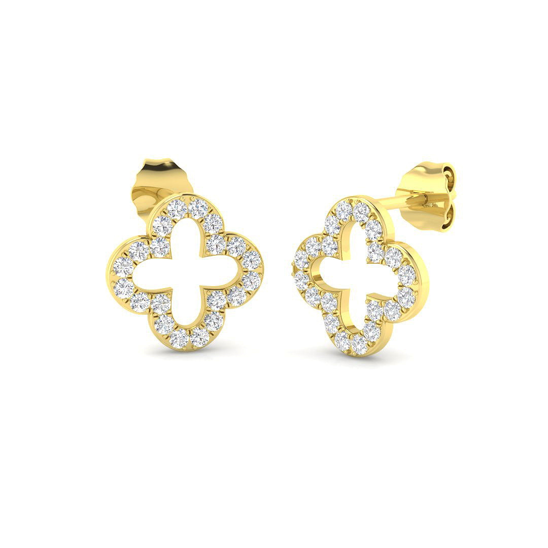 SE7037 — Earrings - 9k Yellow Gold