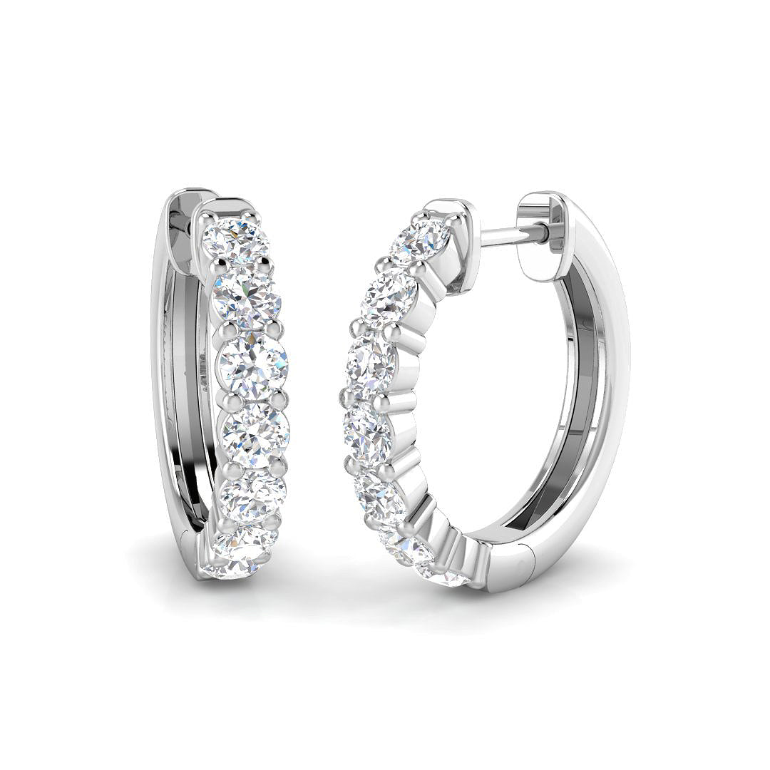 SE7043 — Earrings - 9k White Gold