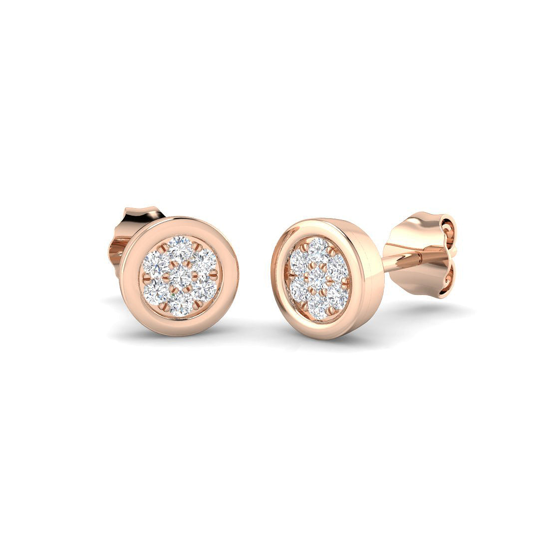 SE7044 — Earrings - 9k Rose Gold
