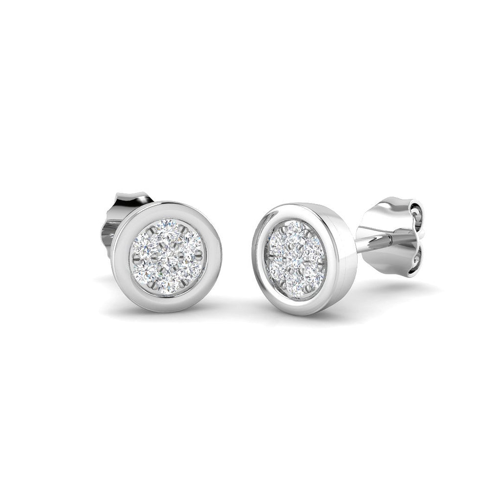 SE7044 — Earrings - 9k White Gold