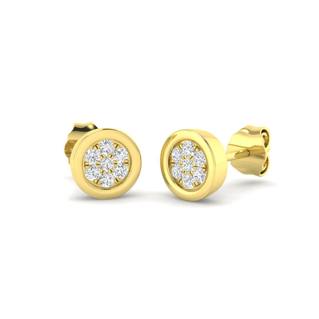 SE7044 — Earrings - 9k Yellow Gold