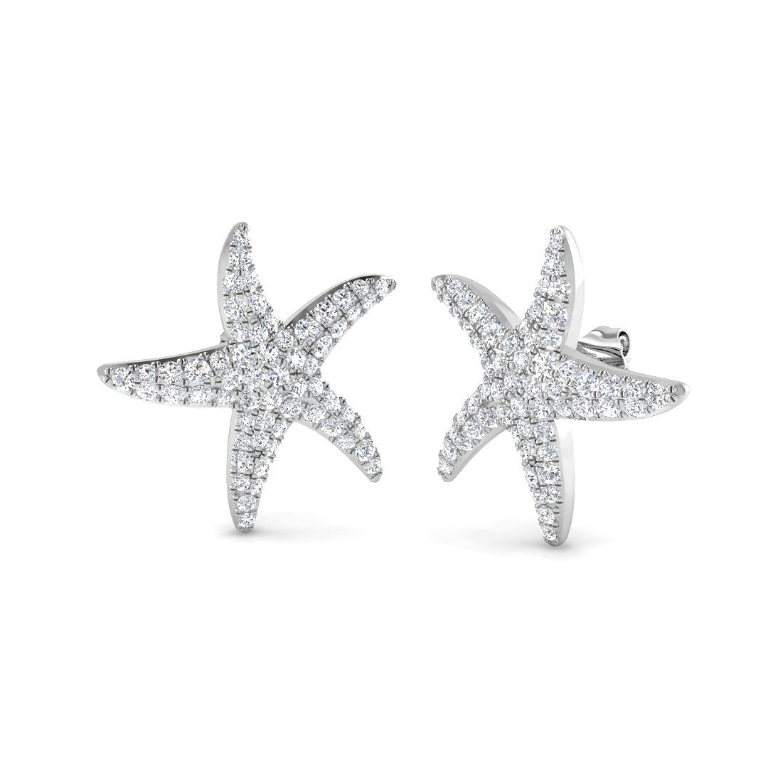 SE7046 — Earrings - 9k White Gold