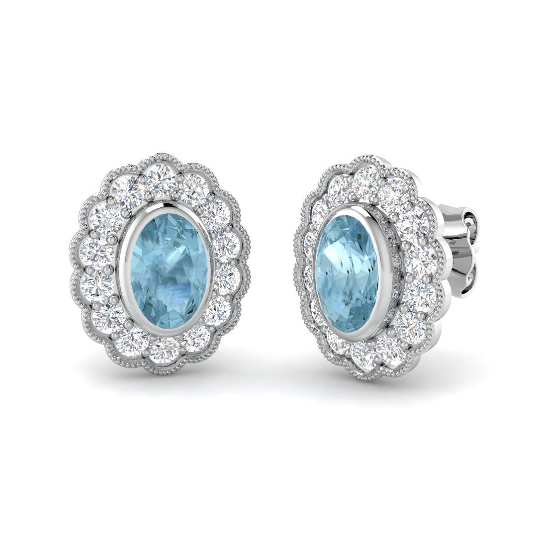 SE7055 — Earrings - 9k White Gold