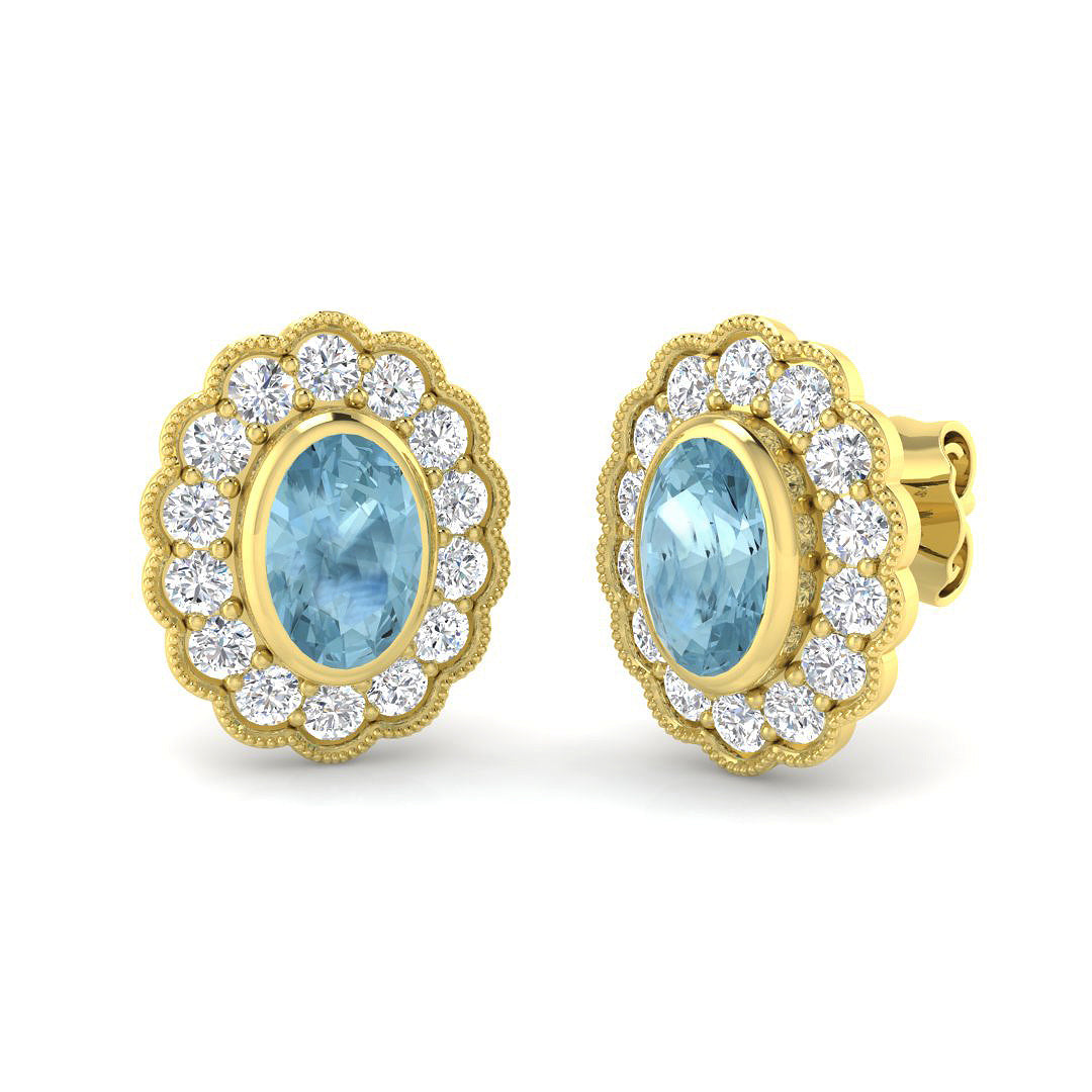 SE7055 — Earrings - 9k Yellow Gold