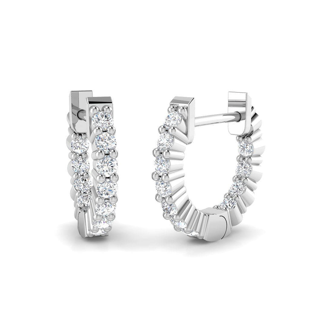 SE7057 — Earrings - 9k White Gold