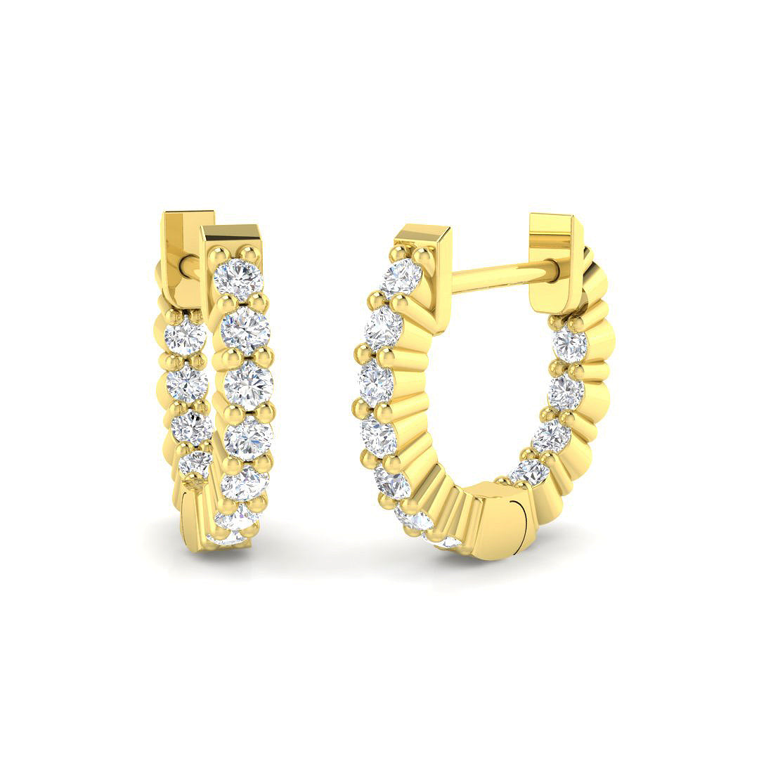 SE7057 — Earrings - 9k Yellow Gold