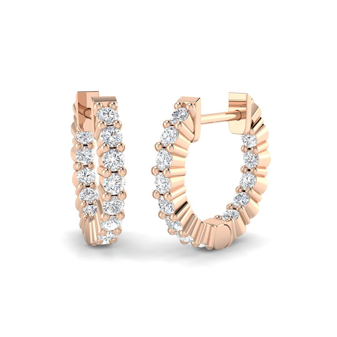 SE7058 — Earrings - 9k Rose Gold