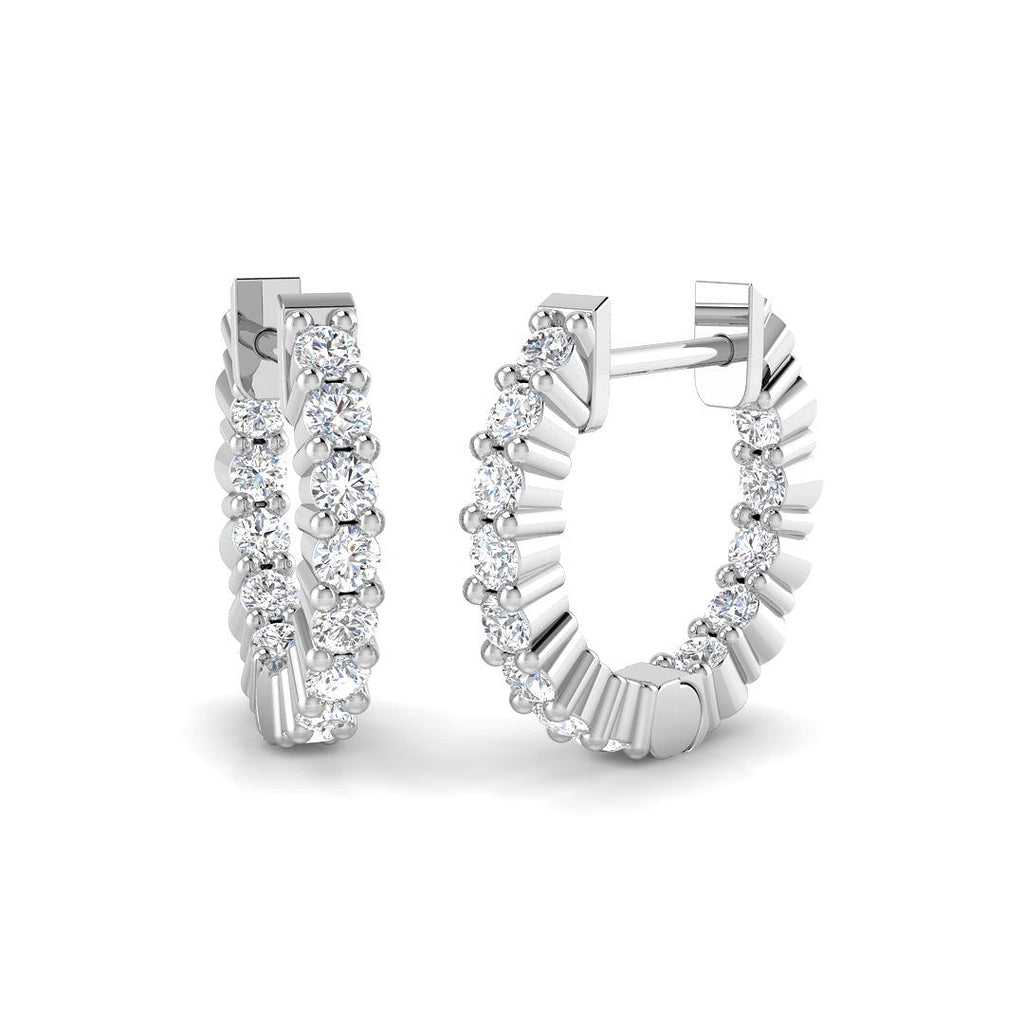 SE7058 — Earrings - 9k White Gold