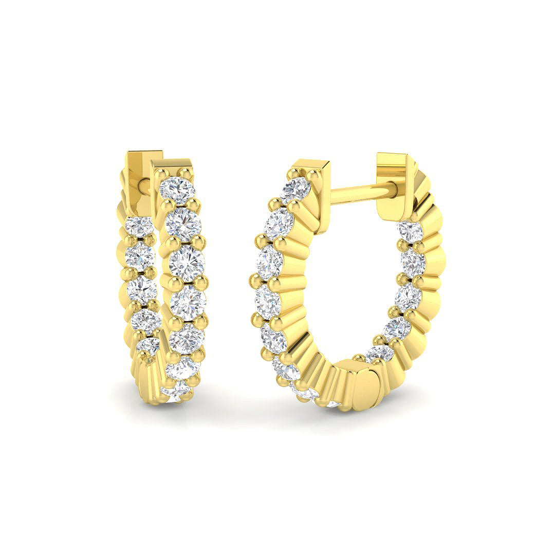 SE7058 — Earrings - 9k Yellow Gold