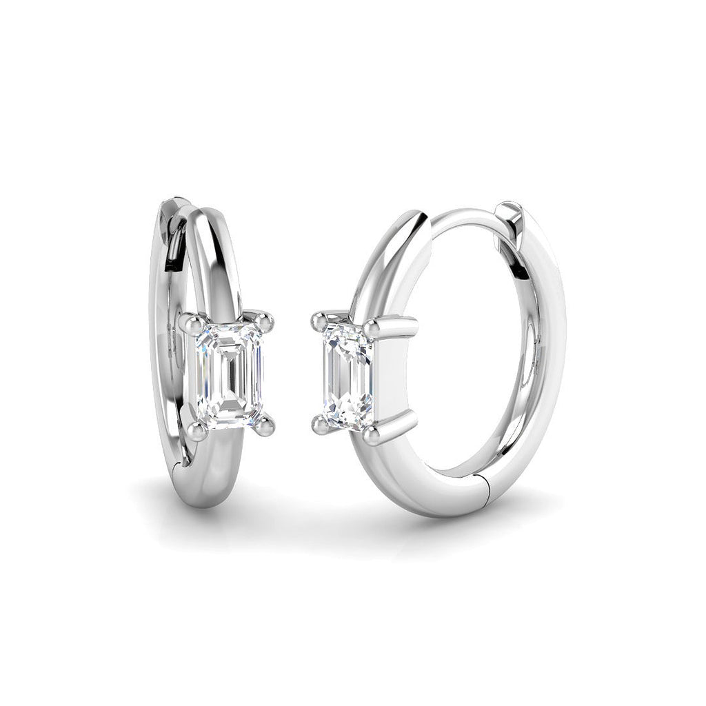SE7069 — Earrings - 9k White Gold