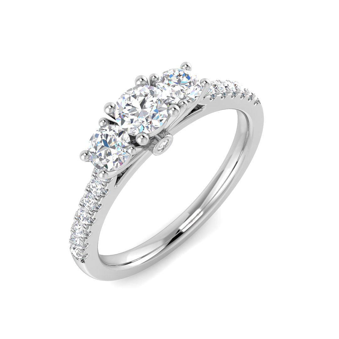 SL8392 — Ring - 9k White Gold