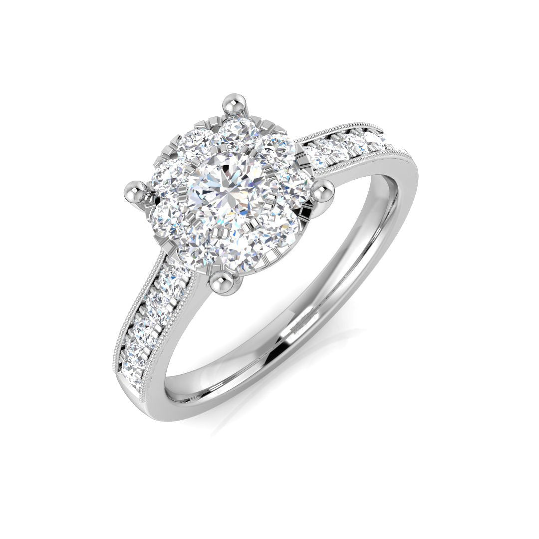 SL8405 — Ring - 9k White Gold