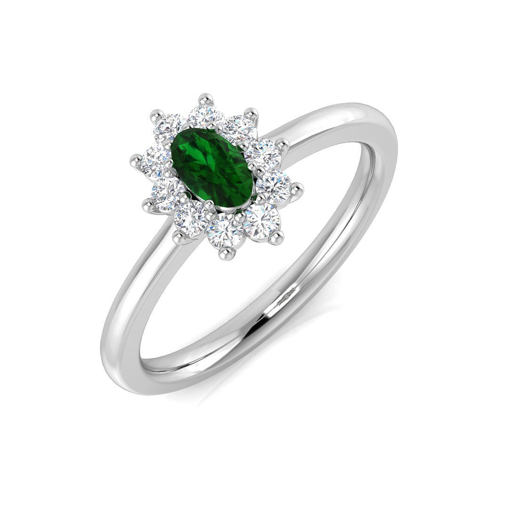 SL8424 — Ring - 9k White Gold