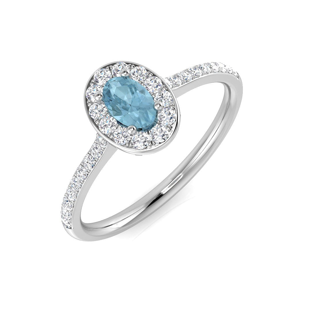 SL8436 — Ring - 9k White Gold