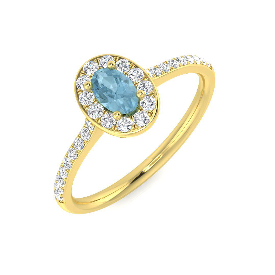 SL8436 — Ring - 9k Yellow Gold