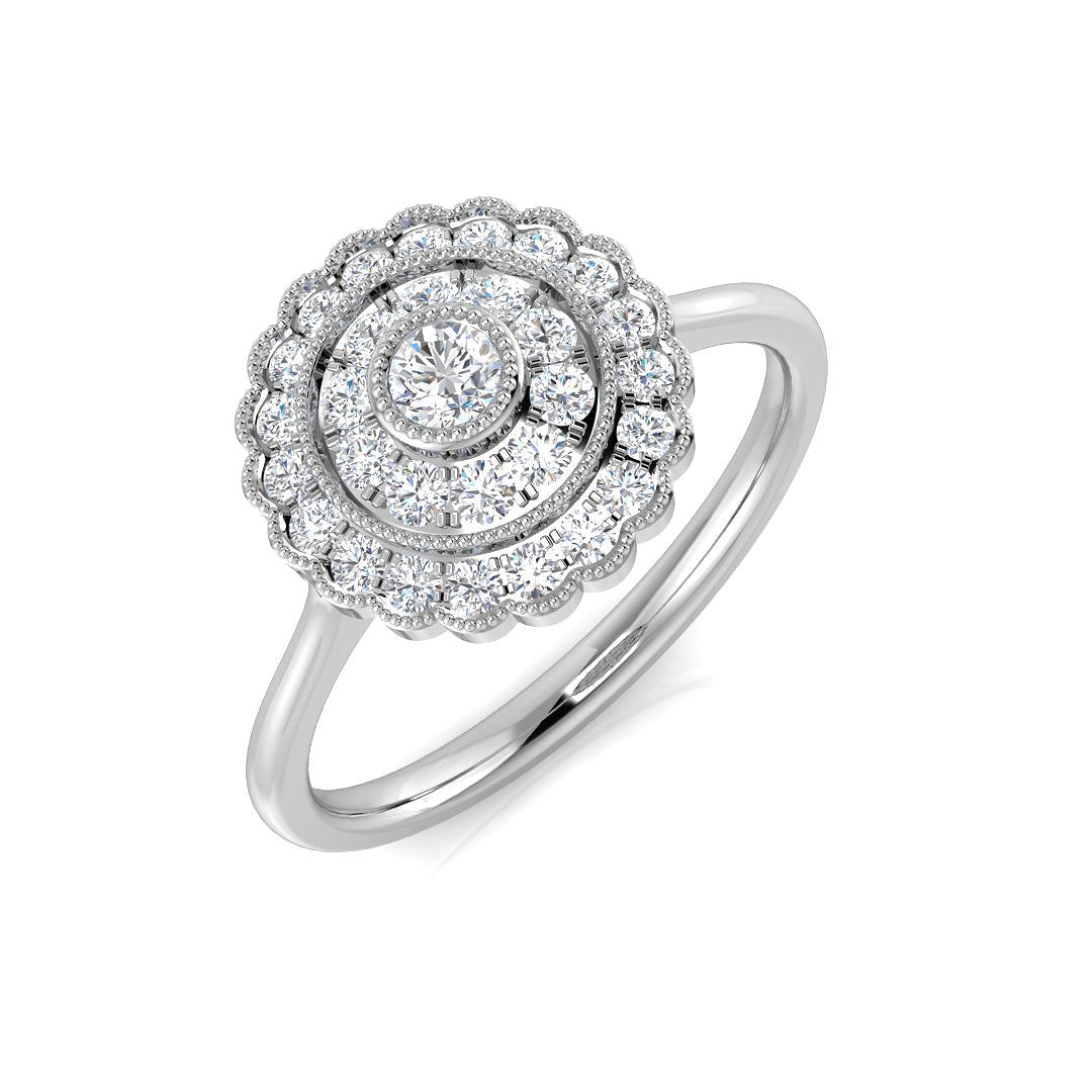 SL8437 — Ring - 9k White Gold