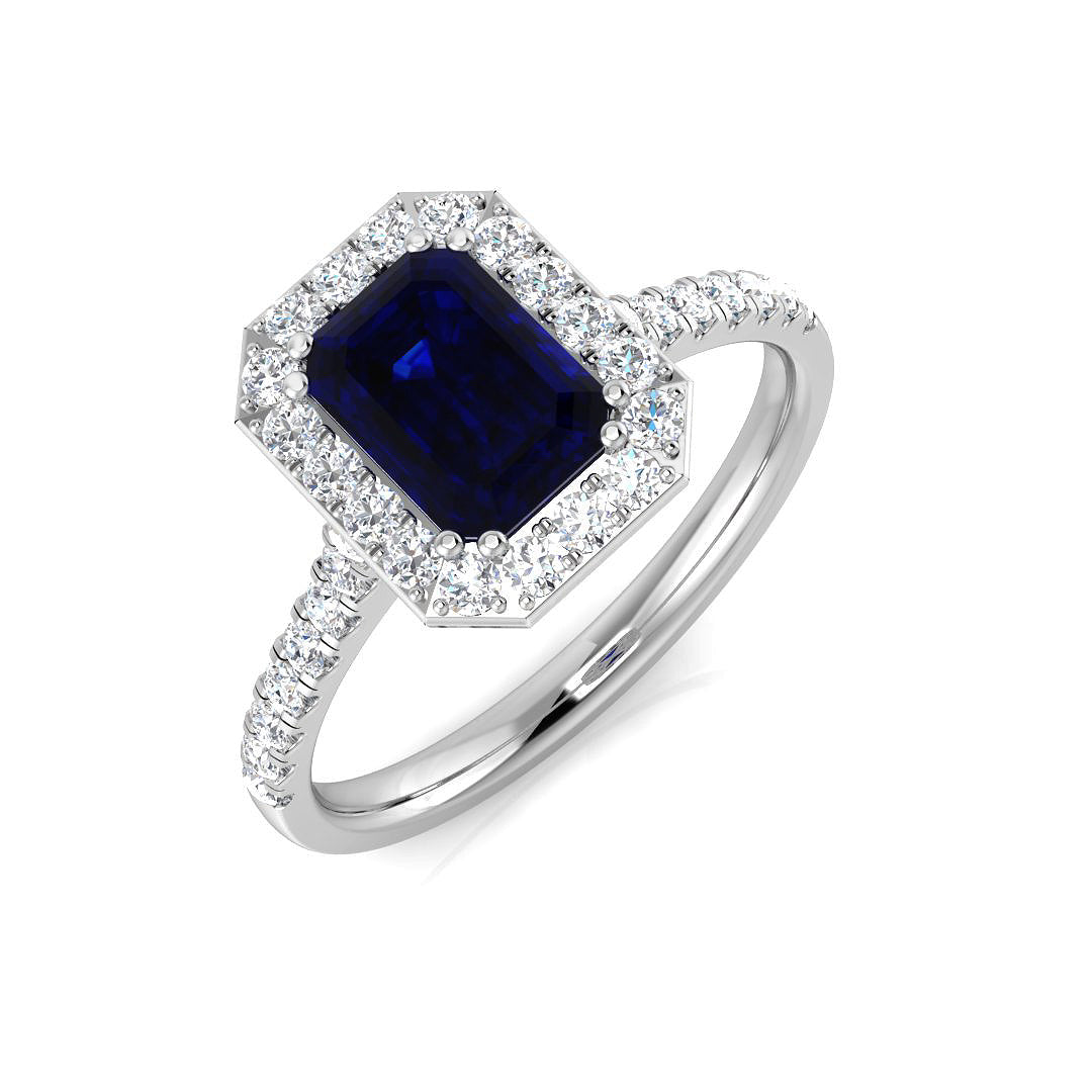 SL9680 — Ring - 9k White Gold