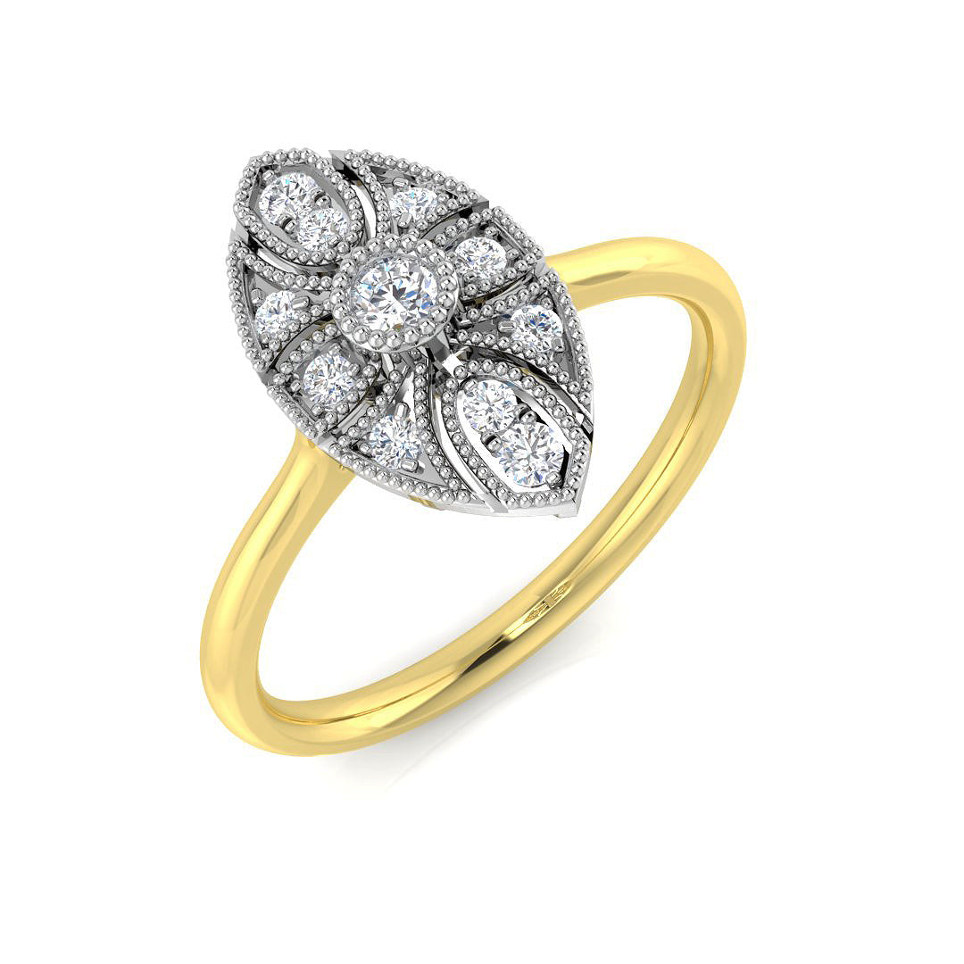 SL8577 — Ring - 9k Two Tone