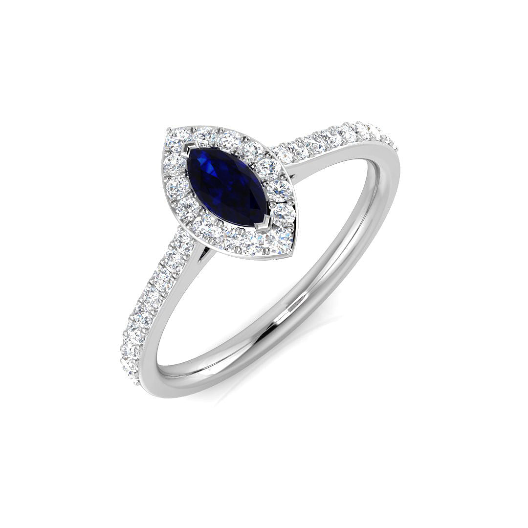 SL8782 — Ring - 9k White Gold