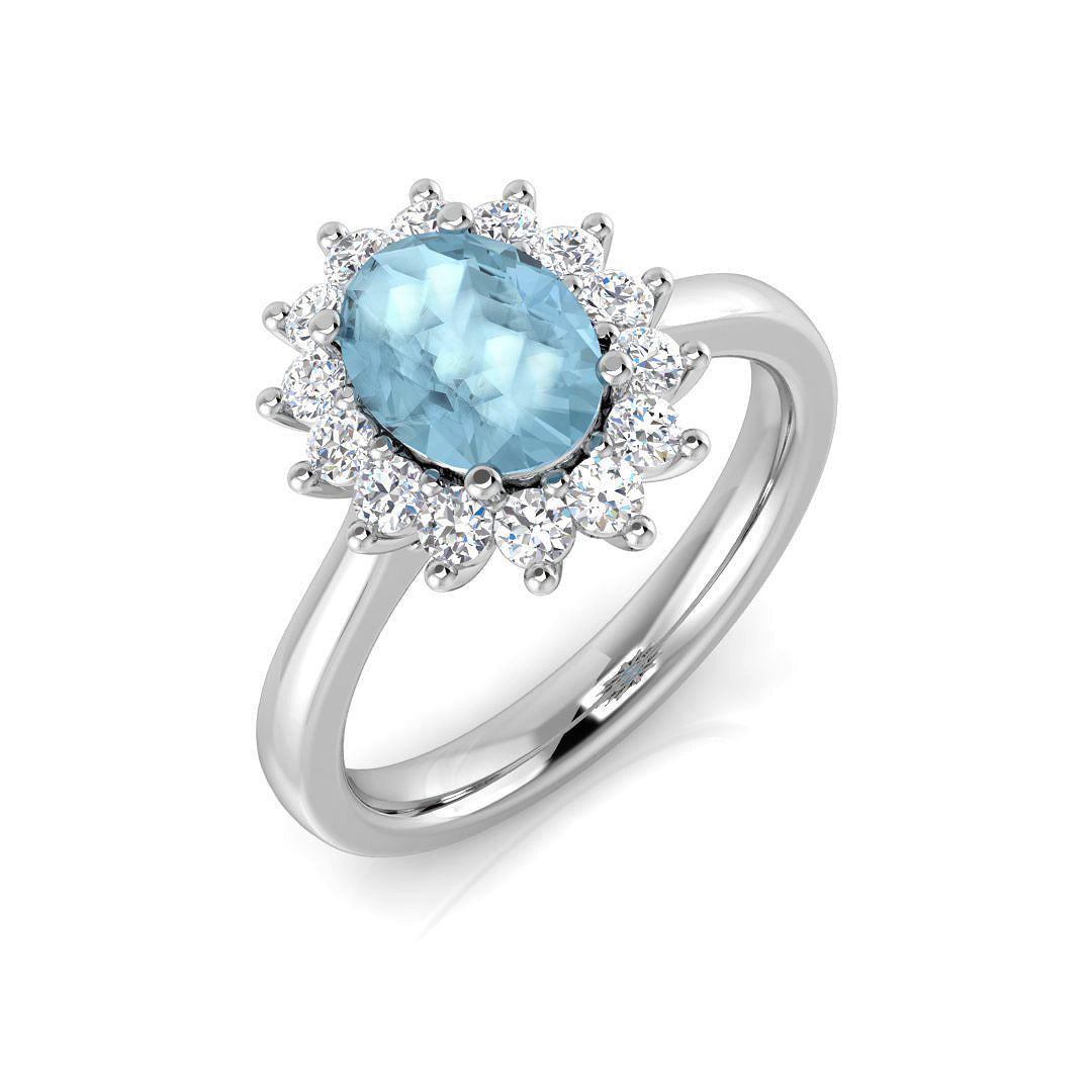 SL8826 — Ring - 9k White Gold