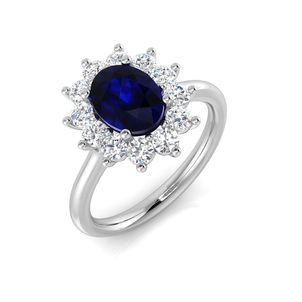 SL9120 — Ring - 18 KT White Gold