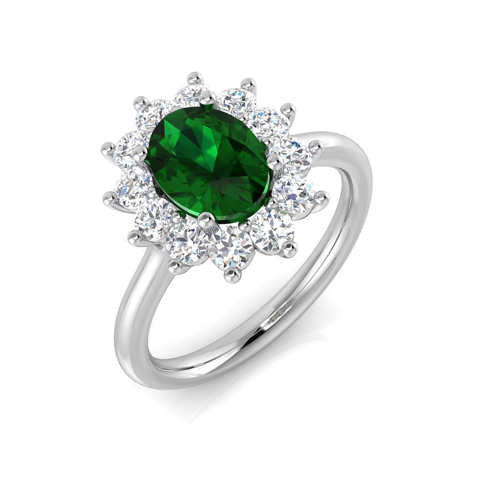 SL9120 — Ring - Platinum White Gold