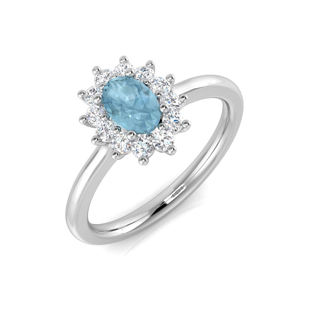 SL9127 — Ring - 9k White Gold
