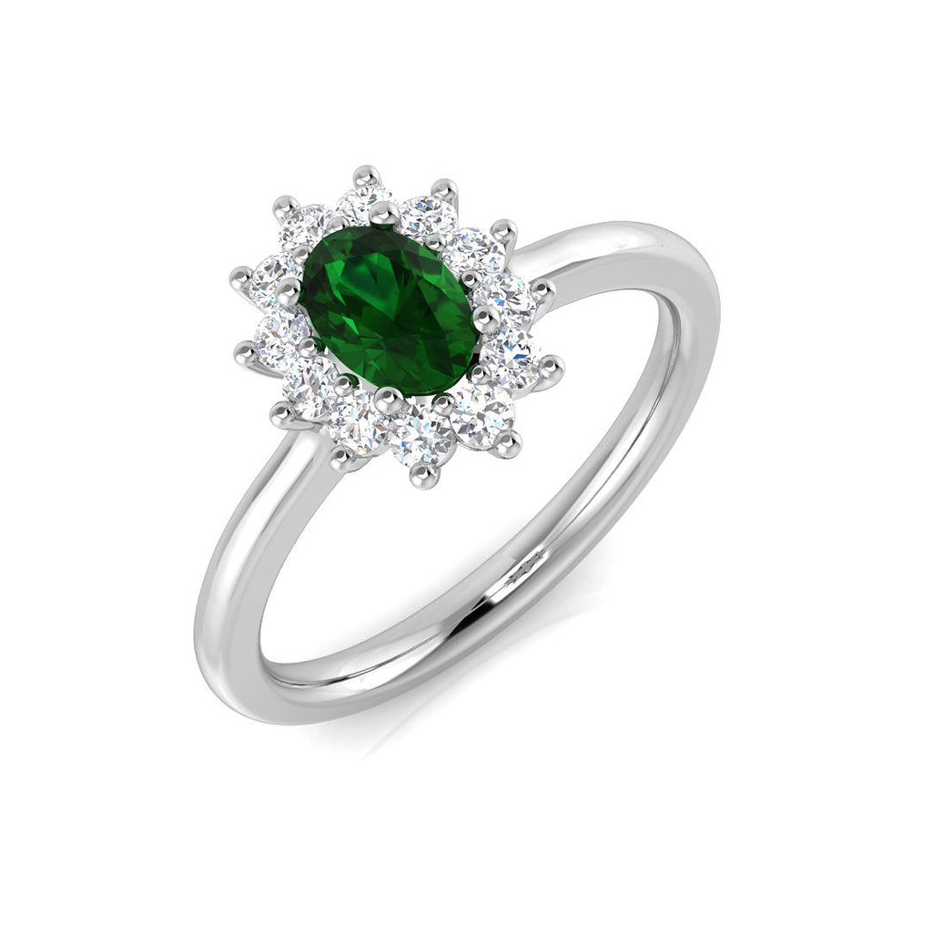 SL9127 — Ring - 18 KT White Gold