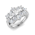 DRHQ926 — Ring - 9k White Gold