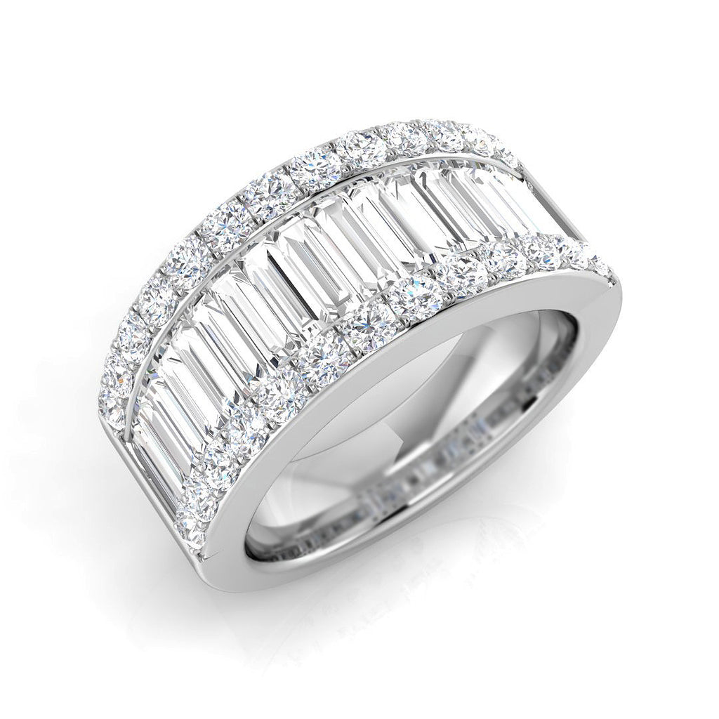 SL6704 — Ring - 9k White Gold
