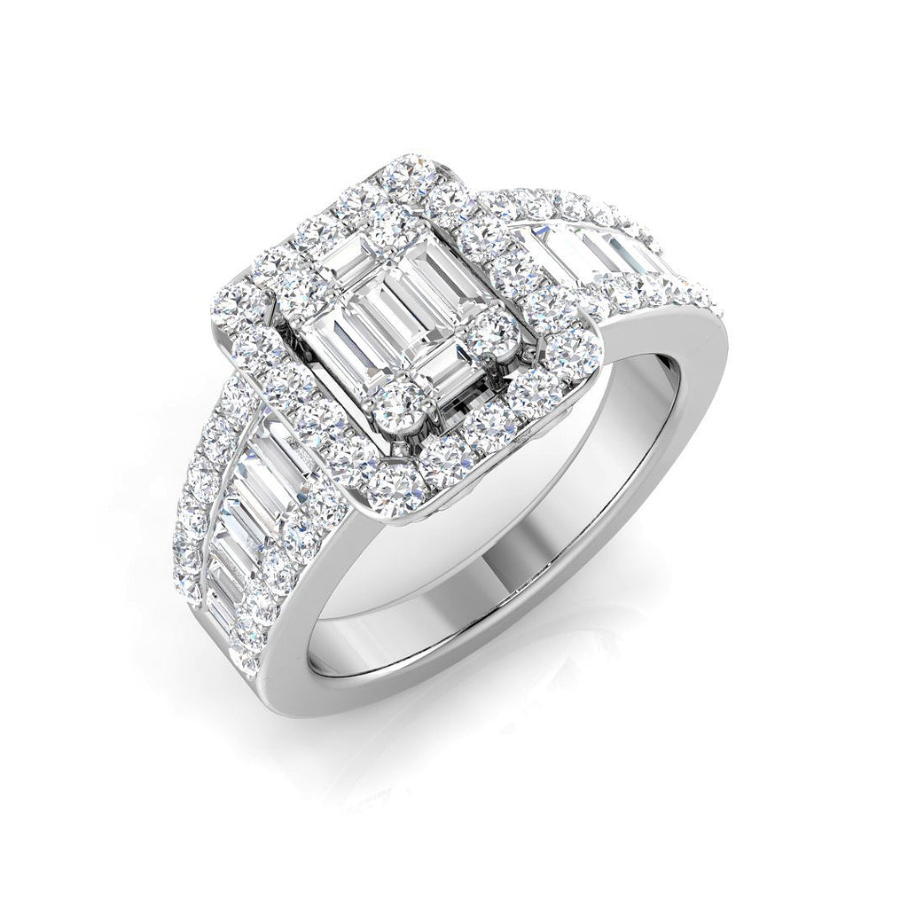 SL7103A — Ring - 9k White Gold
