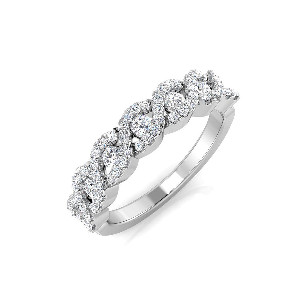 BJR0316 — Ring - 9k White Gold