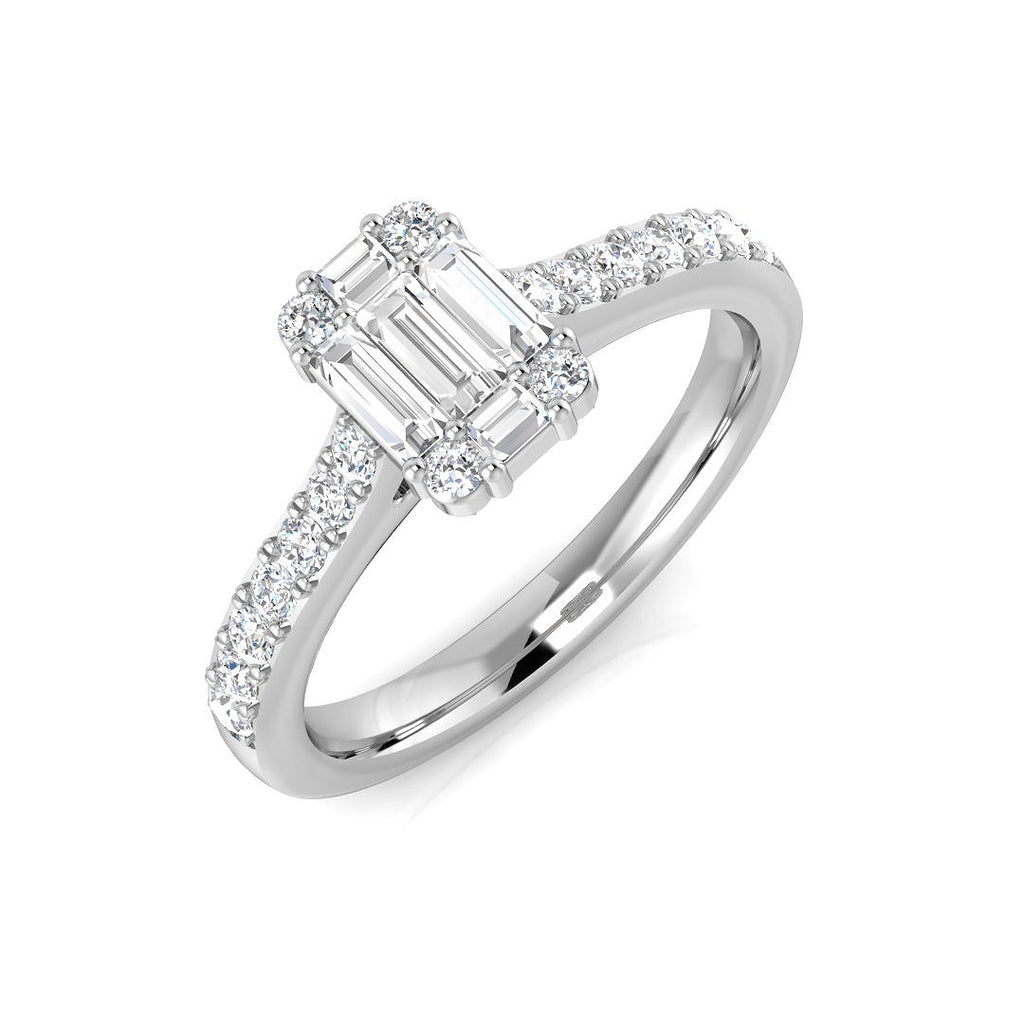 SL7376 — Ring - 9k White Gold