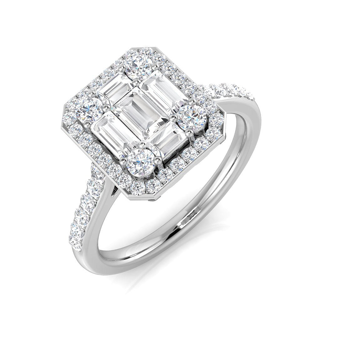 SL7377 — Ring - 9k White Gold