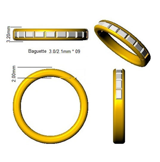 SL7382 — Ring - 9k Yellow Gold detail