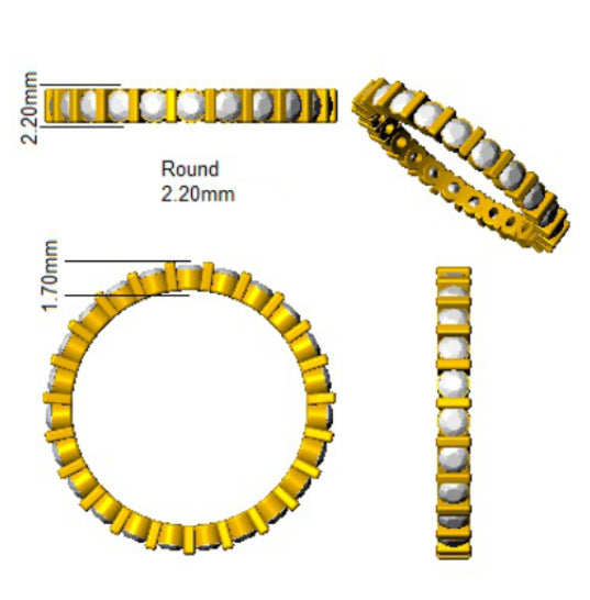 SL7402 — Ring - 9k Yellow Gold detail