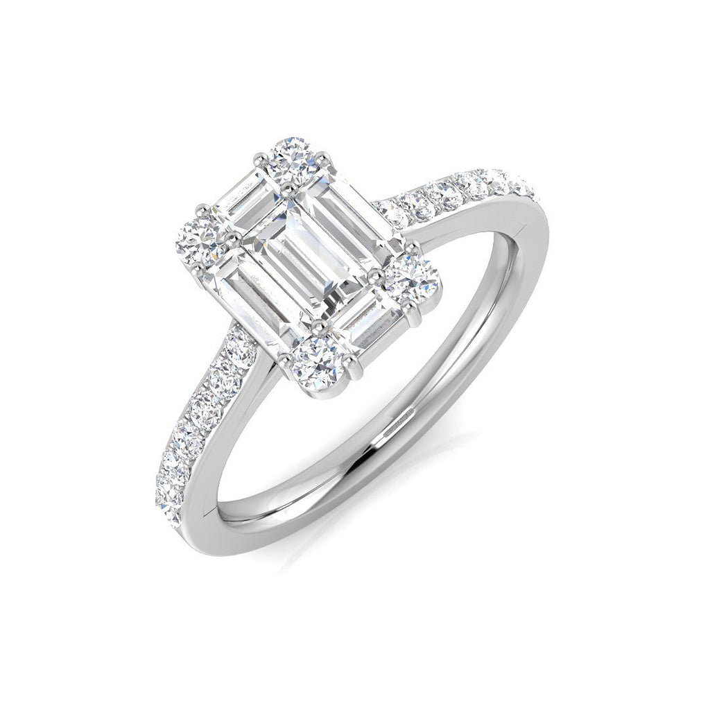 SL7414 — Ring - 9k White Gold