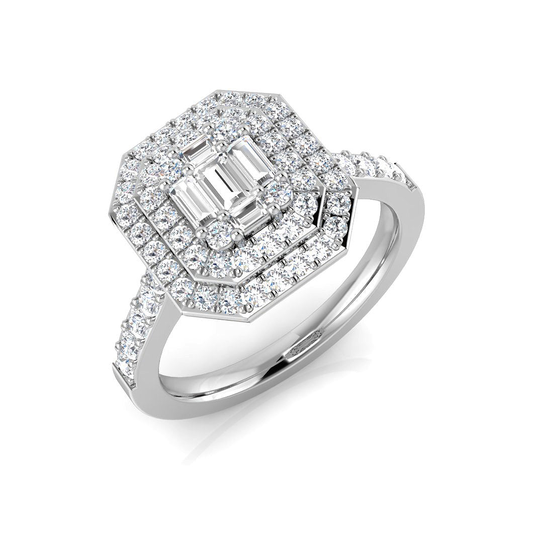 SL7415 — Ring - 9k White Gold