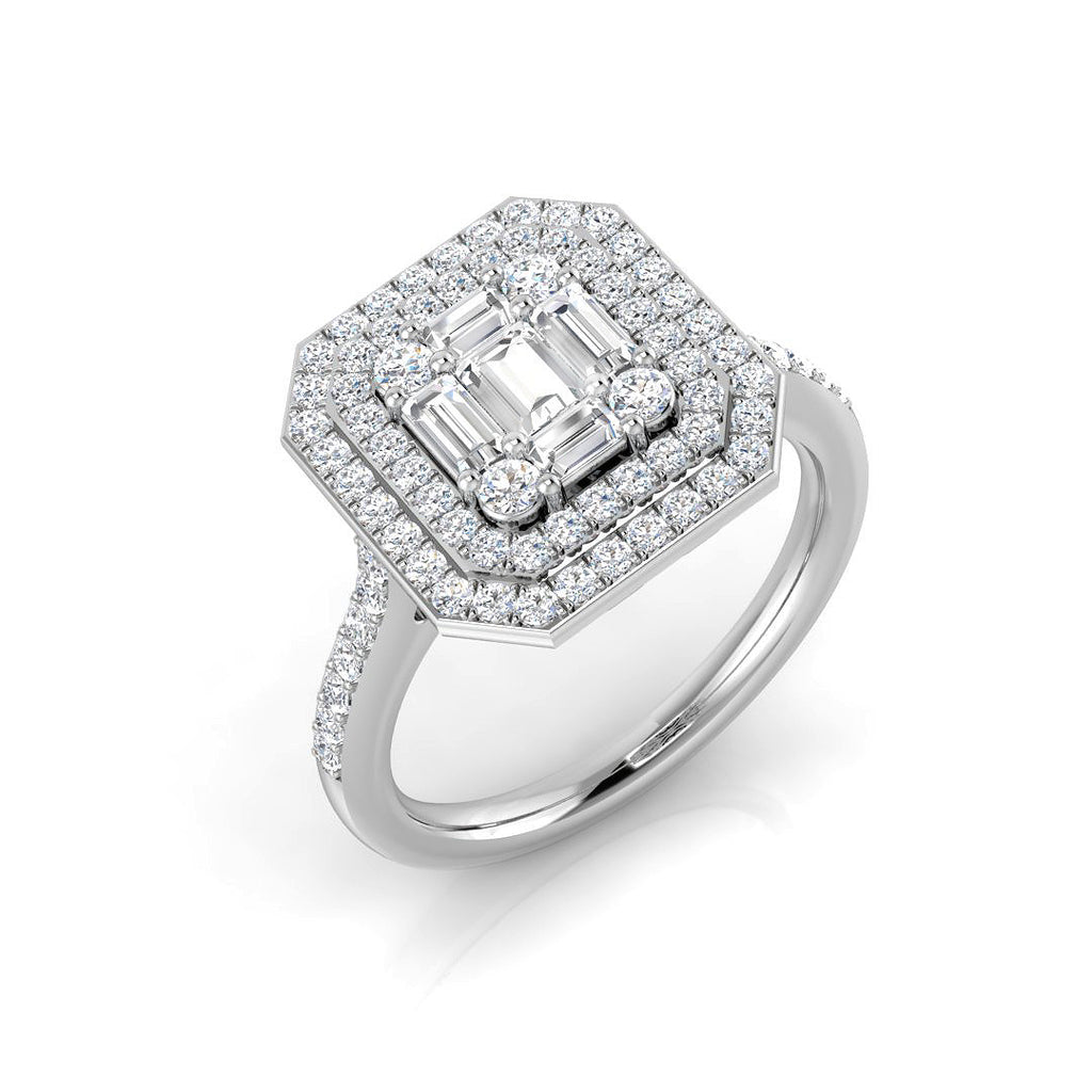 SL7418 — Ring - 9k White Gold