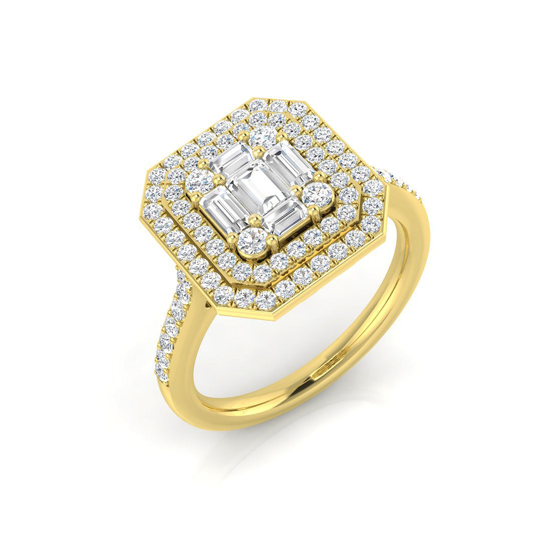 SL7418 — Ring - 9k Yellow Gold