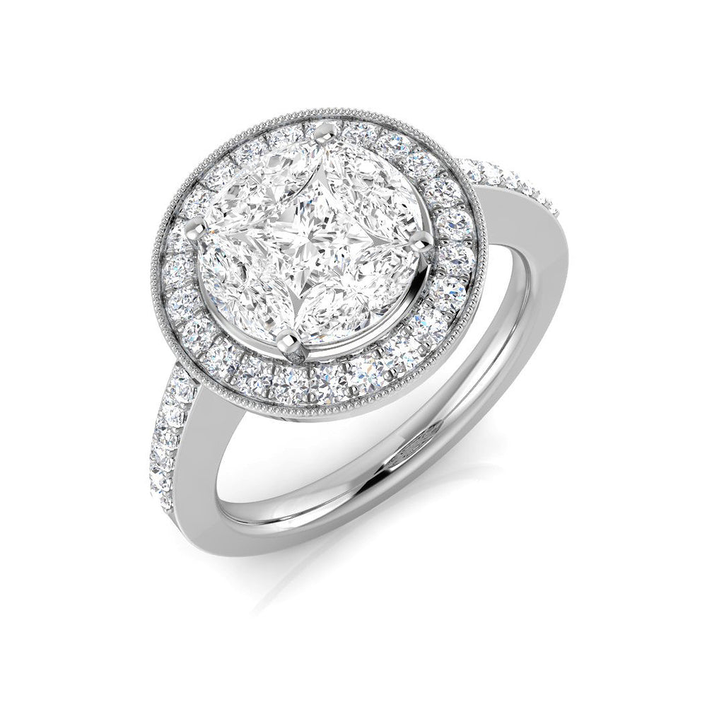 SL7611 — Ring - 9k White Gold