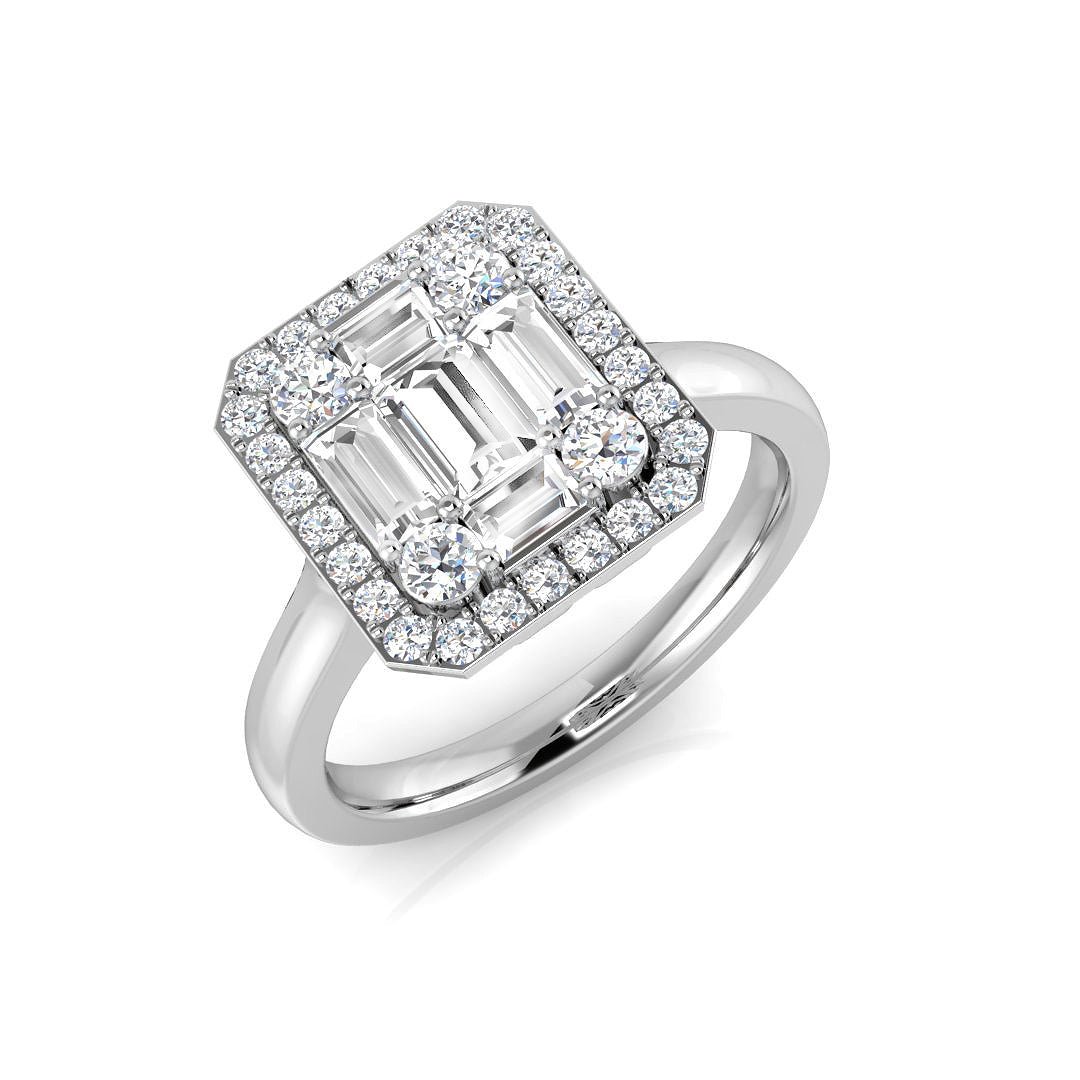 SL7727 — Ring - 9k White Gold